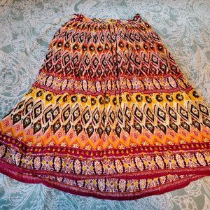 Chaudry KC EUC Women's Size Medium Beautiful Traditional Indian Style Skirt